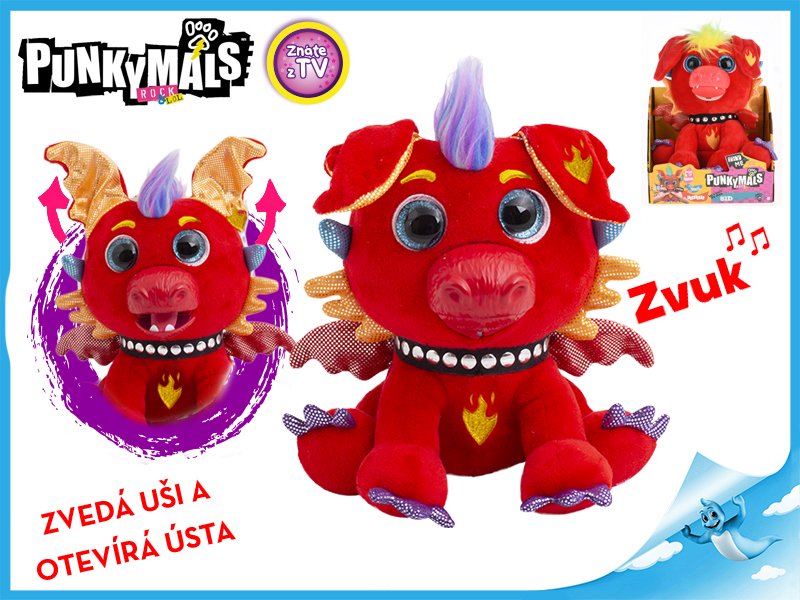 Mikro Traiding Punkymals plyšové zvířátko "Sid" 18cm