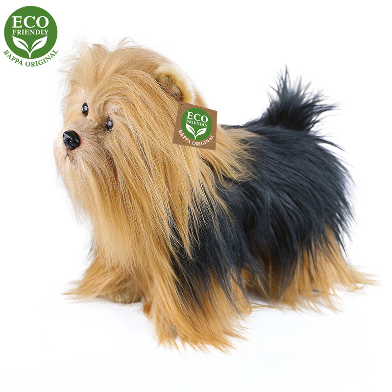 Plyšový jorkšír stojící 30 cm ECO-FRIENDLY 