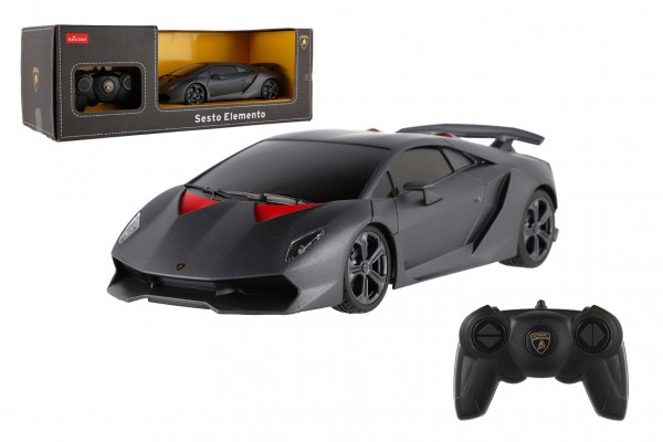 Auto RC Lamborghini Sesto Elemento plast 23cm 2,4GHz na dálk. ovládání na baterie v krab. 43x15x17cm