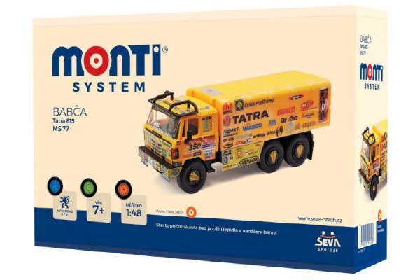 Stavebnice Monti System MS 77 Babča Tatra 815 1:48 v krabici 22x15x6cm