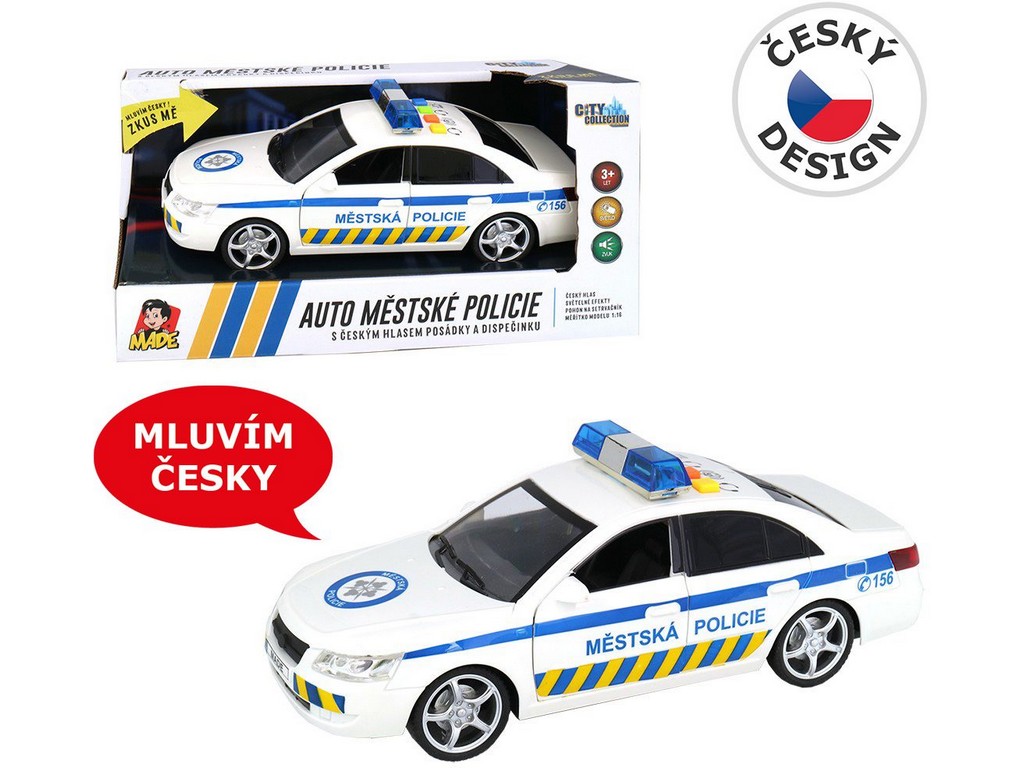 Auto Městská policie, CZ design, s českým hlasem