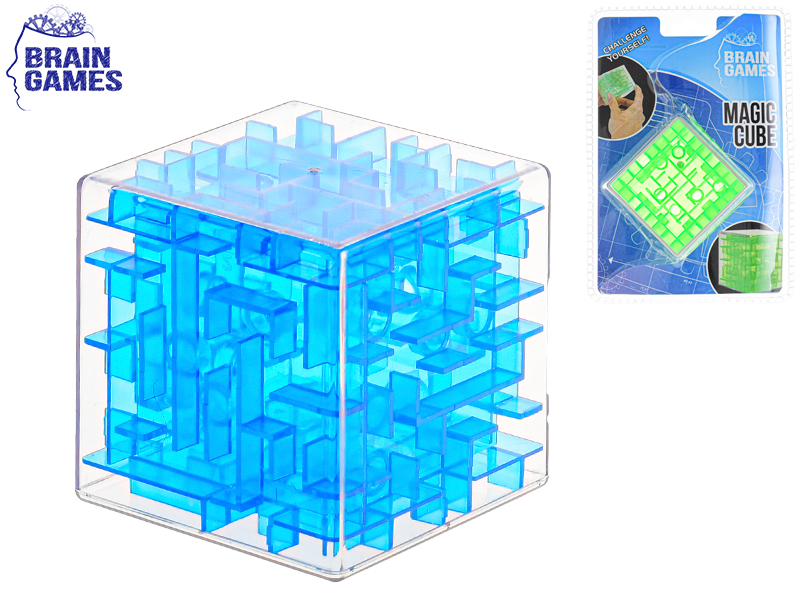 Brain Games hlavolam v kostce 7x7cm 2barvy v blistru