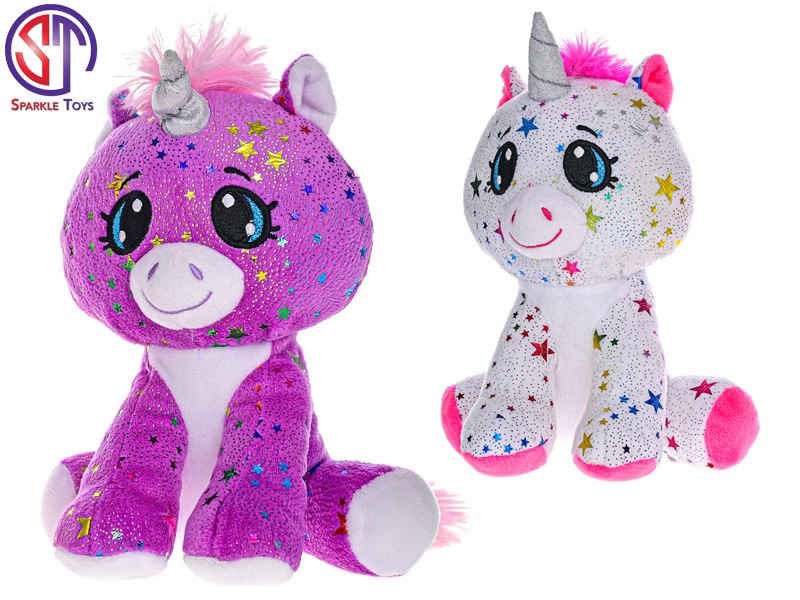 Jednorožec Star Sparkle plyšový 16cm sedící 2barvy 0m+ v sáčku