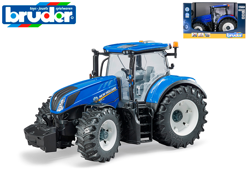 Bruder traktor New Holland 30cm na volný chod T7.315 v krabičce