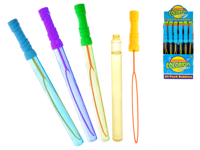 Bublifuk trubice 120ml 37cm 4barvy 