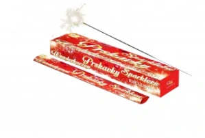 Zlaté Vánoční Prskavky 28 cm - 10kusů