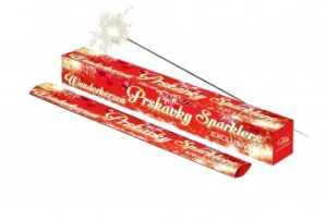 Zlaté Vánoční Prskavky 40 cm (exclusive) 10 prskavek v balení