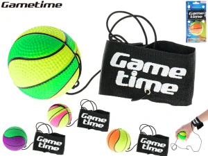 Gametime míček vracející se 6cm 4druhy v blistru