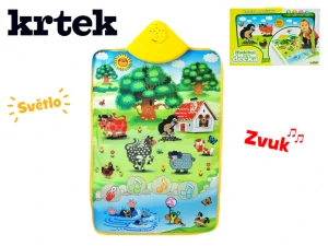 Krtečkova hrací dečka 42x61cm na baterie se světlem a zvukem v krabičce