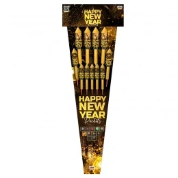 Happy New Year  - Balení obsahuje 11 raket