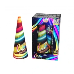 Colour Vulkán 250g  - barevné hvězdy, 4m výška efektu,