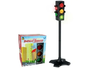 Semafor na baterie s realistickými funkcemi 72cm