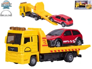 Kids Globe Traffic odtahová služba MAN 19cm kov volný chod s autem 10,5cm v krabičce