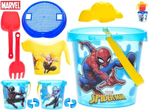  Spiderman sada na písek 6ks 18m+ v síťce