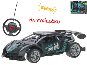 R/C auto závodní 21cm 1:18 27MHz plná funkce na baterie se světlem v krabičceR/C auto závodní 21cm 1:18 27MHz plná funkce na baterie se světlem v krabičce