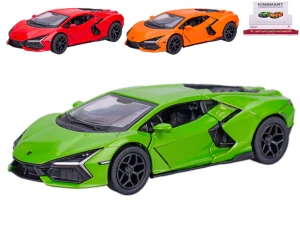 Kinsmart Lamborghini Revuelto kov 12,5cm 1:38 zpětný chod 3barvy