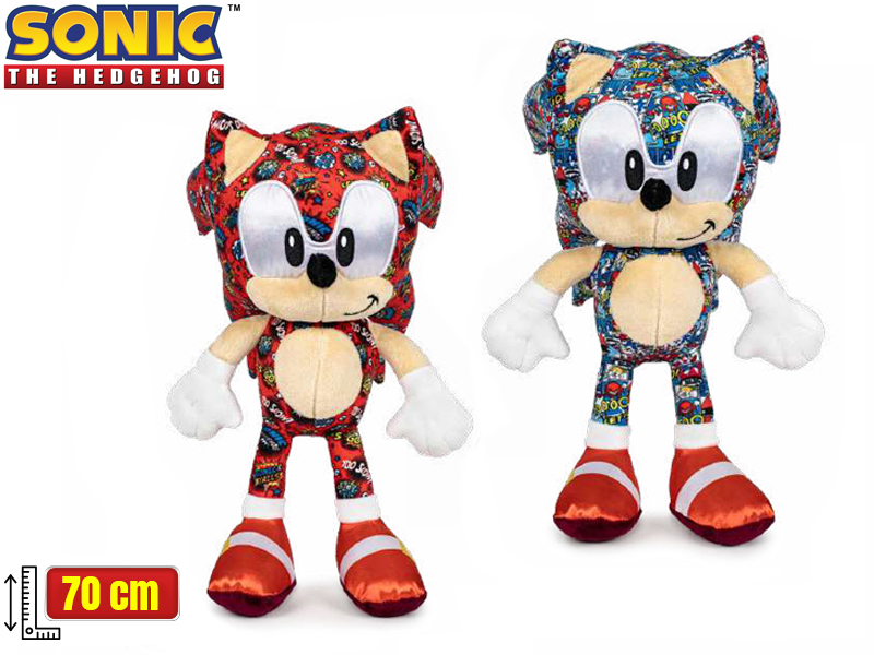 Sonic classic pop plyšový 70cm 2barvy 0m+
