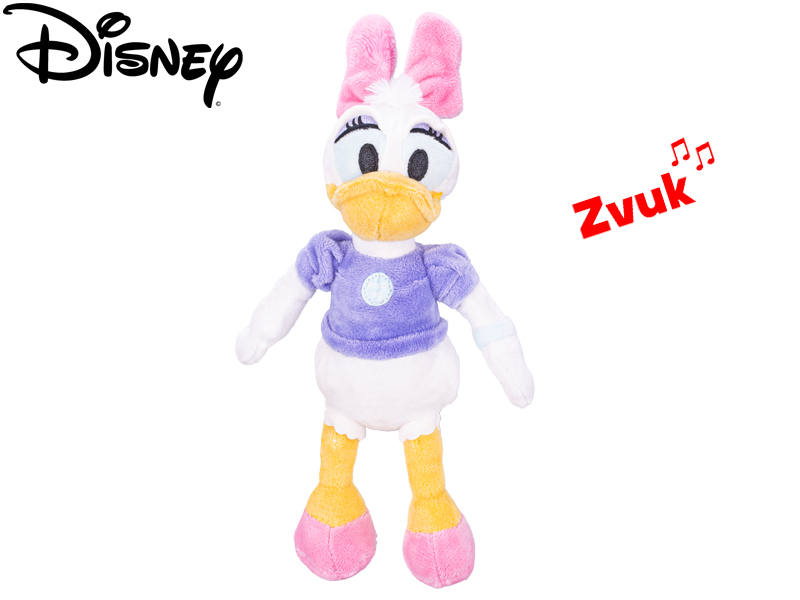 Disney Daisy plyšová 27,5cm na baterie se zvukem 12m+