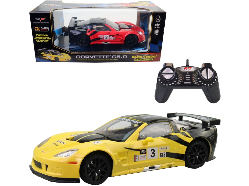 Auto na ovládání 25cm Corvete C8