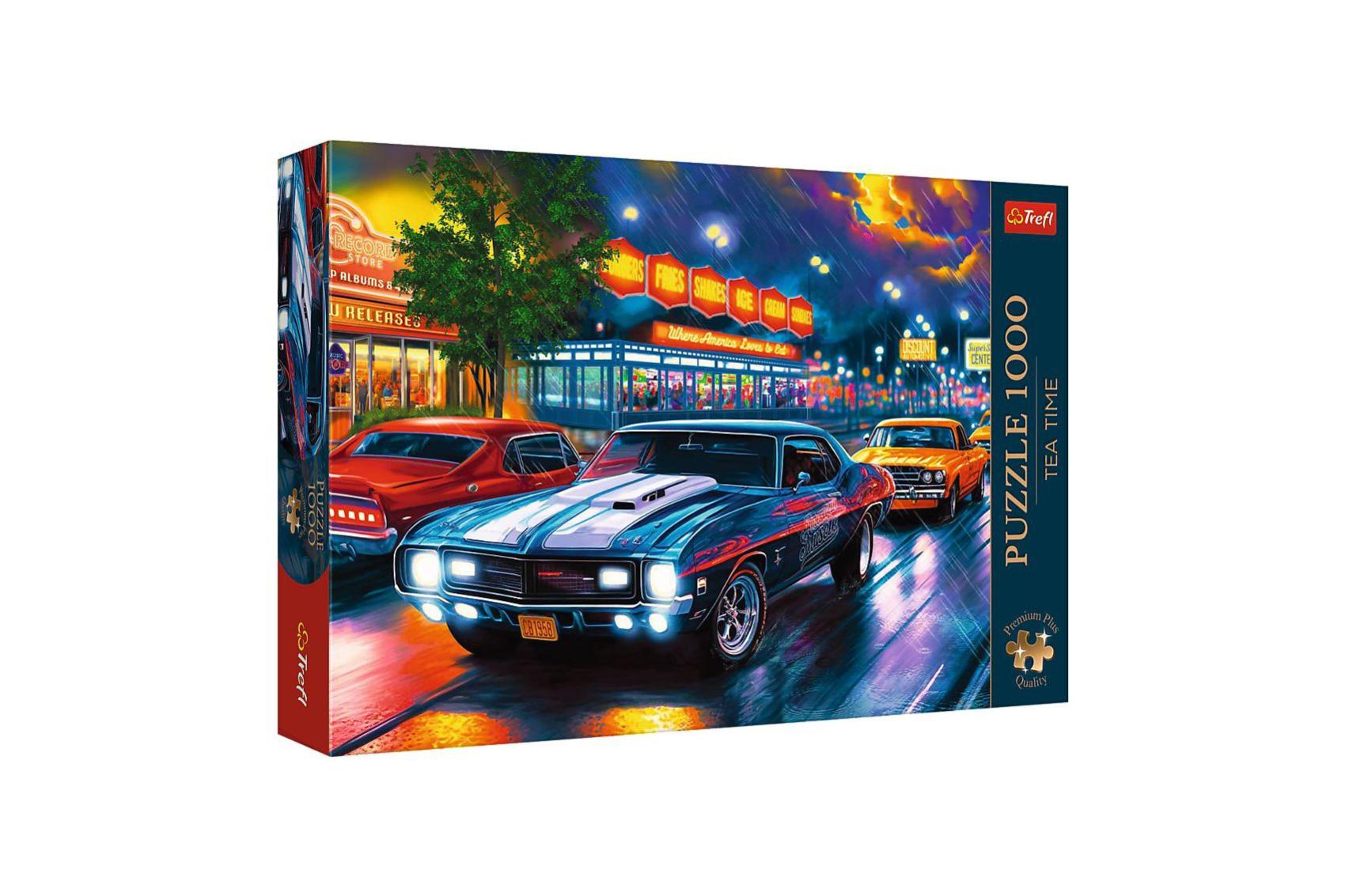 Puzzle Premium Plus: Noční jízda 1000 dílků 68,3x48cm v krabici 40x27x6cm