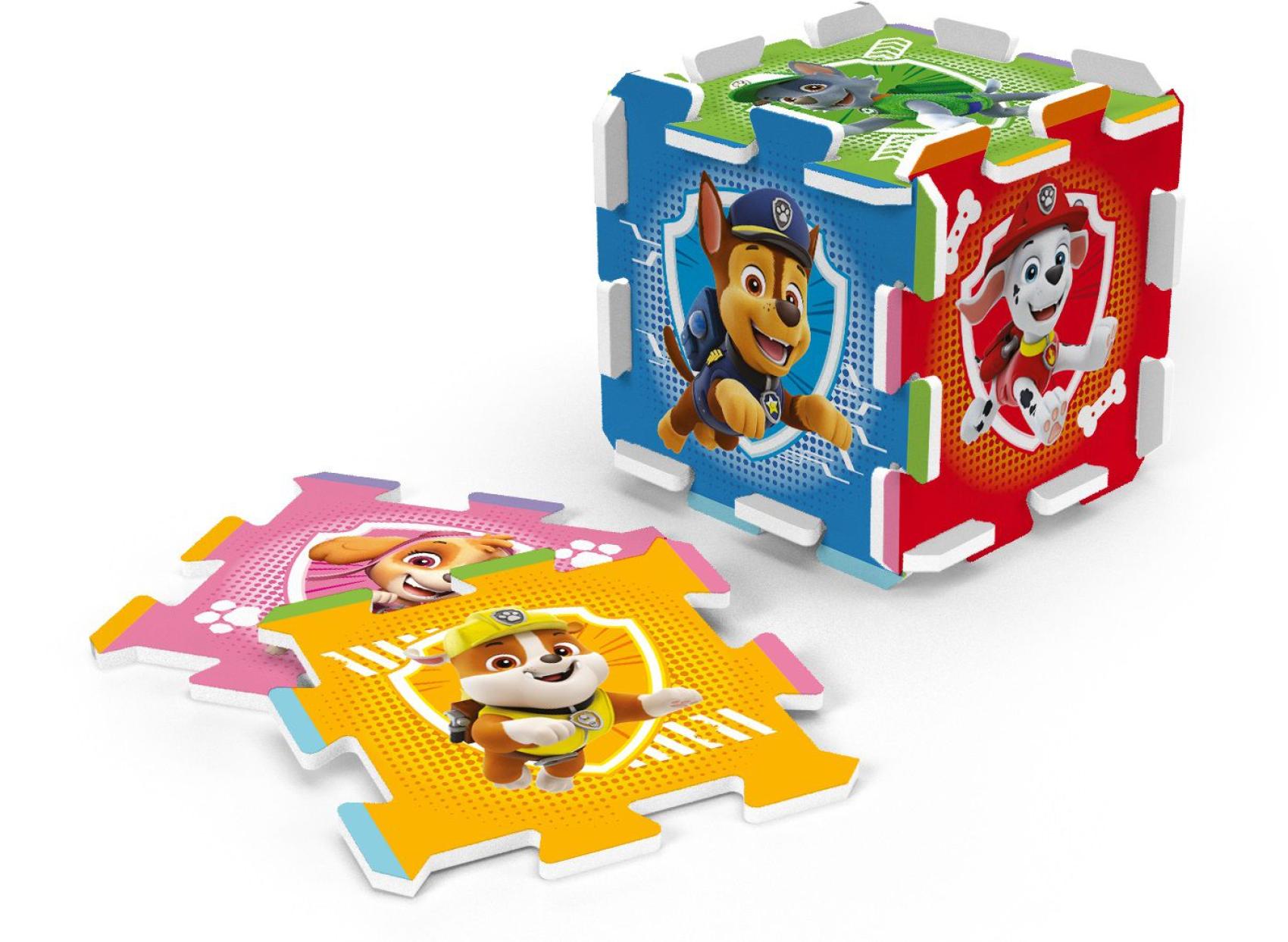  Pěnové puzzle Tlapková patrola/Paw Patrol 32x32x1cm 8ks ve fólii 0m+