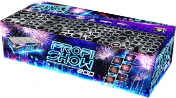 Profi Barevné show 200 ran / 20+25+30 mm * 14 různobarevných efektů