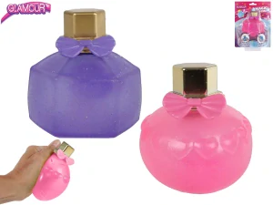 264622194 * Glamour míček strečový ve tvaru parfémové lahvičky 8cm 2barvy na kartě