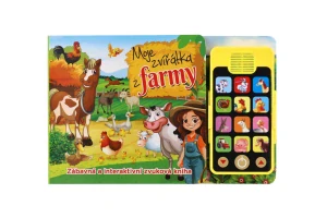 26549083 * Zvuková knížka Moje zvírátka z farmy s mobilem na baterie 22x14cm CZ text