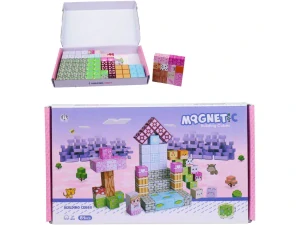 26133518 * Magnetické kostky stavebnice, 81 dílů
