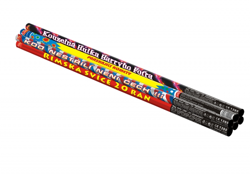 Mix římských svící 20 ran 1/6